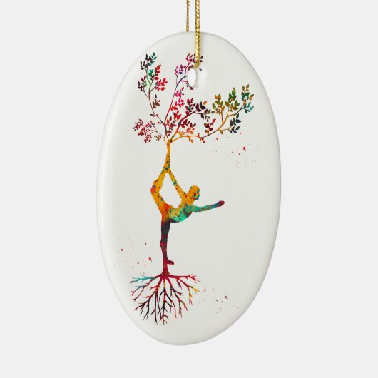Yoga pose keramisch ornament (Rechts)