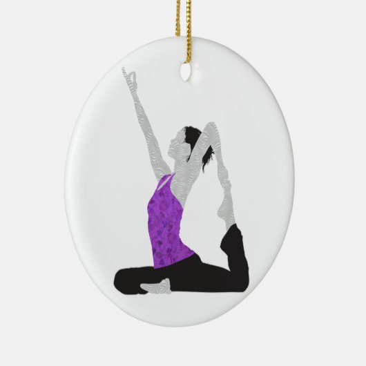 Yoga Pose Keramisch Ornament (Rechts)