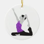 Yoga Pose Keramisch Ornament (Voorkant)