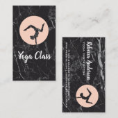 Yoga Pose Logo | atelier Visitekaartje (Voorkant / Achterkant)