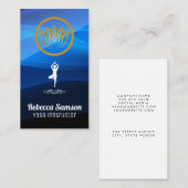 Yoga Pose Logo | Lotus Flower Visitekaartje (Voorkant / Achterkant)