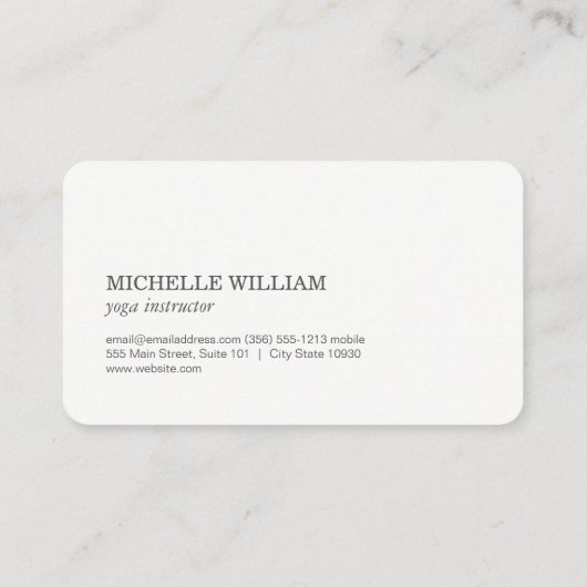 Yoga Pose Lotus Flower Pattern Visitekaartje (Achterkant)