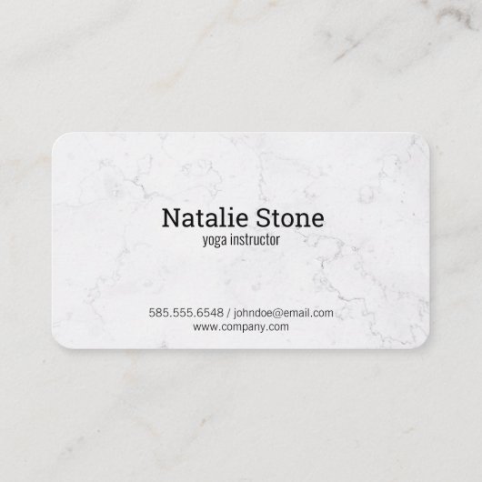 Yoga Pose | Lotus | gestapelde stonken Visitekaartje (Achterkant)