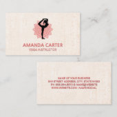 Yoga Pose | Mandala Pattern-Logo Visitekaartje (Voorkant / Achterkant)