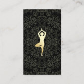 Yoga Pose Mandala Pattern Visitekaartje (Voorkant)