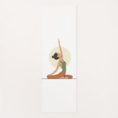 Yoga Pose Monoline Aardetinten Yogamat (Voorkant)