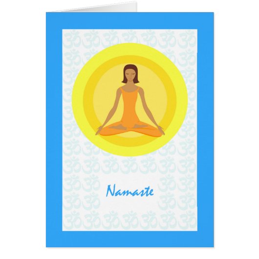 Yoga Pose, neem tijd om te breken, Namaste (Voorkant)