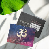 YOGA Pose OM Symbol Class Pass Loyalty Appointing Afsprakenkaartje