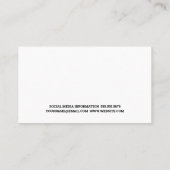 Yoga Pose | Paarse textuur | Tribale afdrukken Visitekaartje (Achterkant)