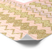 Yoga Pose Panda roze achtergrond Poster (Hoek)