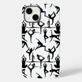 Yoga pose patroon 01.w BG Case-Mate iPhone Case (Achterkant)