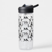 Yoga pose patroon 01.w BG Waterfles (Links)