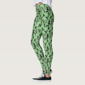 Yoga pose patroon 01.wx4.Green GB Leggings (Links)