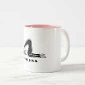 Yoga Pose Persoonlijke Gift Mok voor haar (Voorkant rechts)