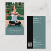 Yoga Pose Photo Yoga Studio Visitekaartje (Voorkant / Achterkant)