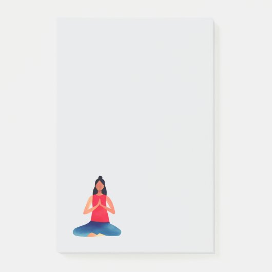 Yoga Pose Post-it® Notes (Voorkant)