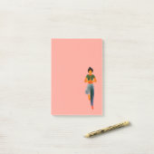 Yoga Pose Post-it® Notes (Op bureau)