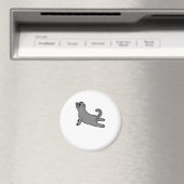 Yoga Pose Scottish Fold Cat Magneet (Insitu (Vaatwasser))