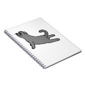 Yoga Pose Scottish Fold Cat Notitieboek (Rechterzijde)