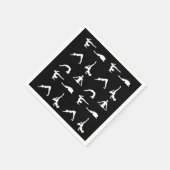 Yoga pose servetten (Hoek)