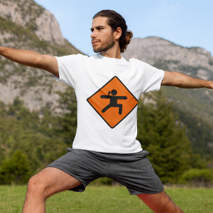 Yoga Pose Sign. T-shirt
