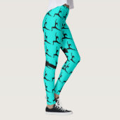 Yoga Pose Silhouette Leggings (Rechts)