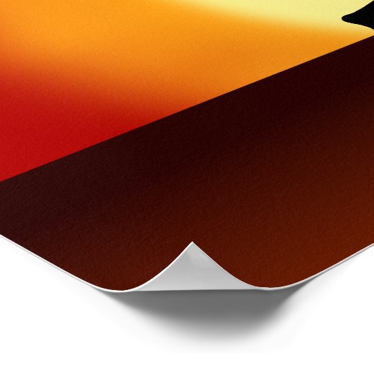 Yoga Pose Silhouette Sunrise Landscape Art Prints (Hoek)