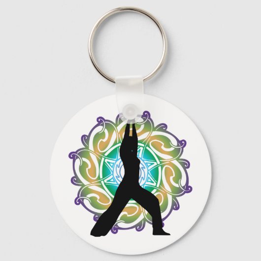 Yoga Pose Sleutelhanger (Voorkant)