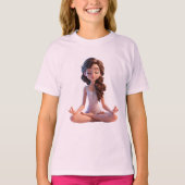 Yoga pose t-shirt (Voorkant)