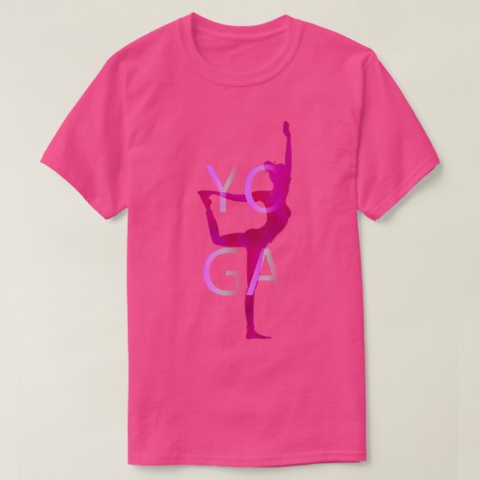 yoga pose t-shirt (Design voorkant)