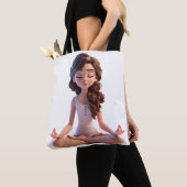 Yoga pose tote bag (Dichtbij)