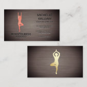 yoga pose visitekaartje (Voorkant / Achterkant)