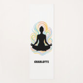 Yoga pose wervelingen naam yogamat (Voorkant)