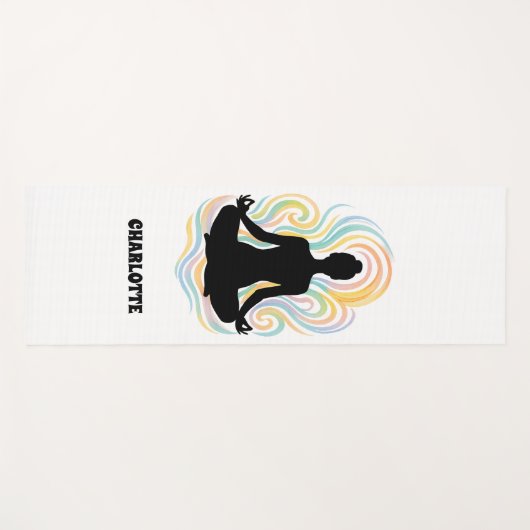 Yoga pose wervelingen naam yogamat (Voorkant (horizontaal))