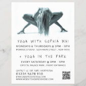 Yoga Pose, Yoga Class Adverteren Flyer (Voorkant)