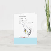 Yoga Pose Yoga humor kaart geschikt voor framing (Voorkant)