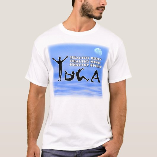 Yoga Poses 2 T-shirt (Voorkant)