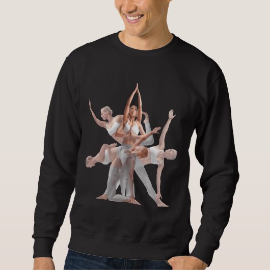 Yoga Poses 65 Trui (Voorkant)
