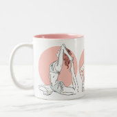 Yoga Poses aangepaste naam mokken (Links)