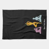 Yoga Poses (aanpasbaar) Theedoek (Horizontaal)