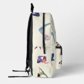 Yoga Poses Bedrukte Rugzak (Links)