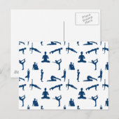 Yoga Poses Briefkaart (Voorkant / Achterkant)
