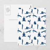 Yoga Poses Briefkaart (Voorkant / Achterkant)