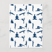 Yoga Poses Briefkaart (Voorkant)