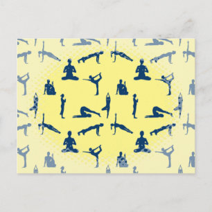 Yoga Poses Briefkaart