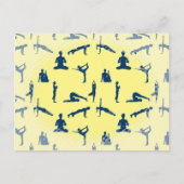 Yoga Poses Briefkaart (Voorkant)