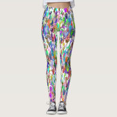 Yoga Poses Design Leggings (Voorkant)