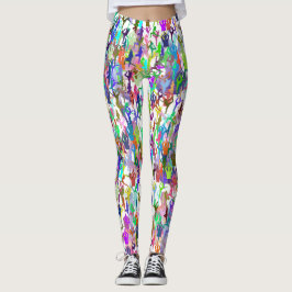 Yoga Poses Design Leggings