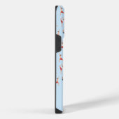 Yoga Poses Fun & Cute Blue op maat iPhone Hoesje (Rechterkant)