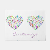 Yoga Poses Heart Thunder_Cove Deurmat (Voorkant)